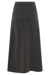 Vivica Knit Maxi Skirt - Charcoal Marle
